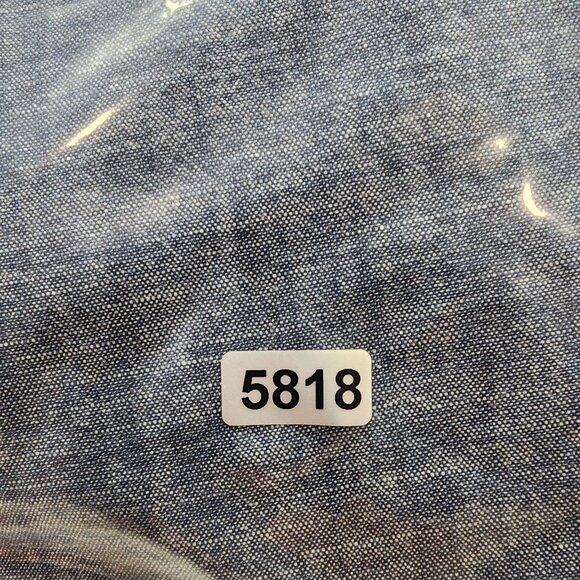 Mens Gap Dress Shirt Heather Blue Long Sleeve Button-Down Size M - Picture 10 of 10